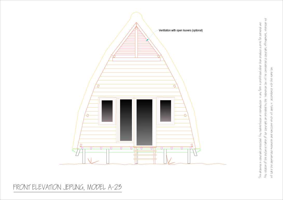 Jepung A 23 front elevation 1