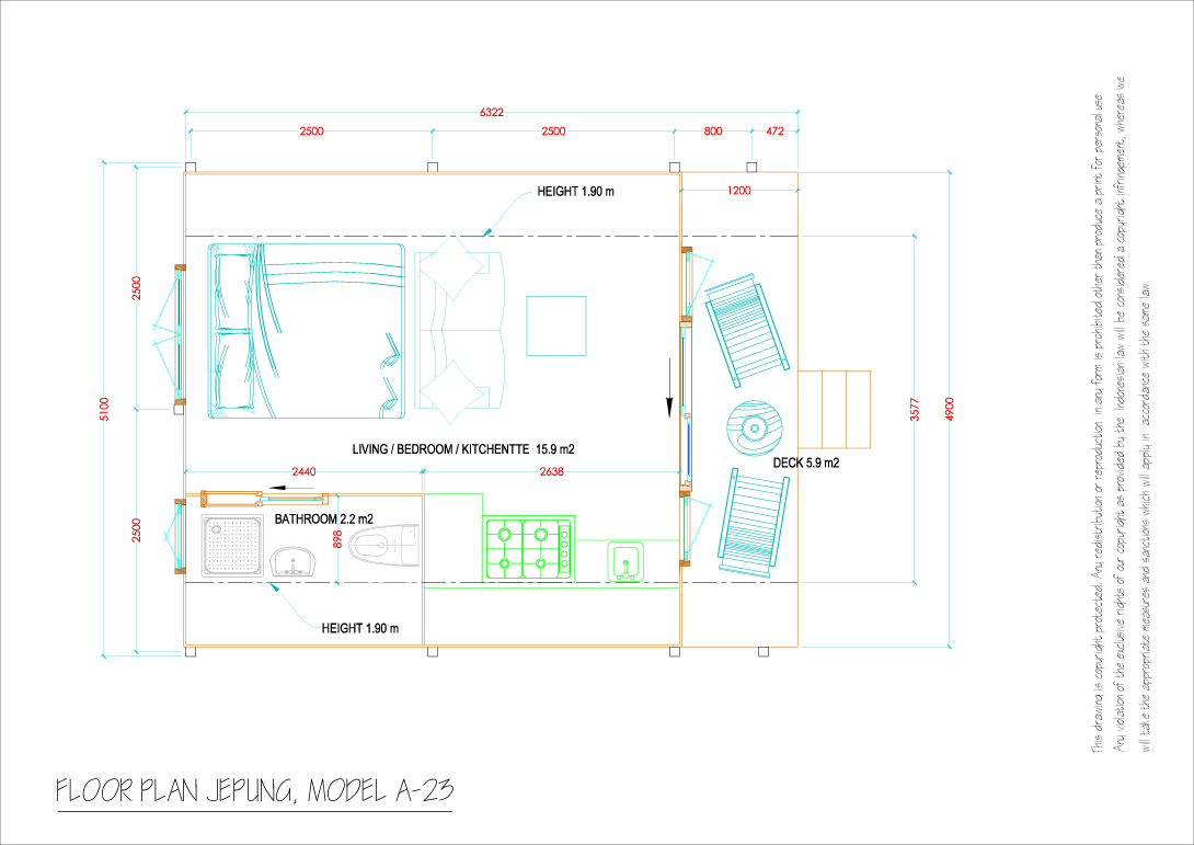 Jepung A 23 floorplan 1