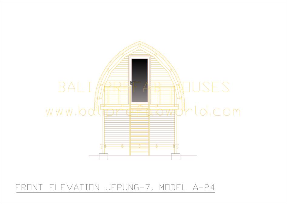 Jepung A 24 front elevation
