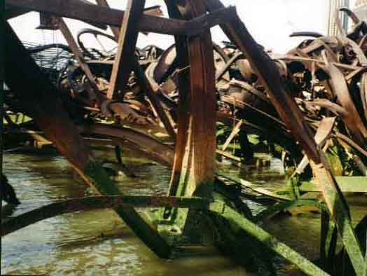 Collapsed steel structure 2